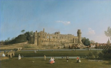 Canaletto Painting - warwick castle Canaletto